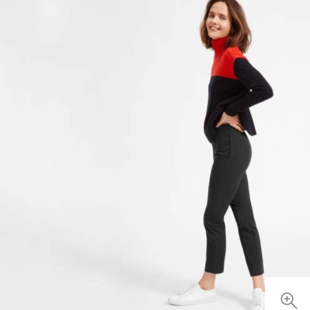 Black Everlane Ankle Work Pants